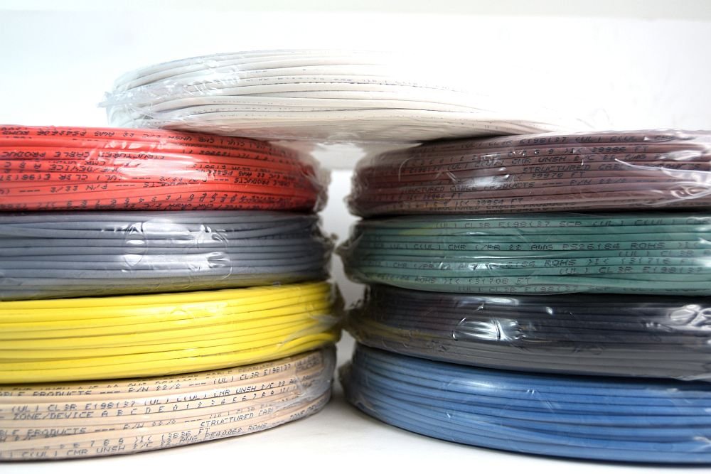 Security / Burglar Alarm Cable 22/2 Stranded Brown 500Ft